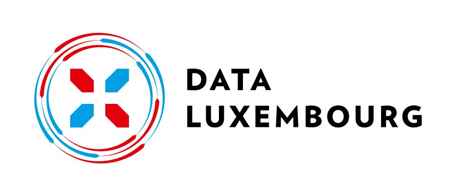 Le logo de promotion sectorielle DATA Luxembourg